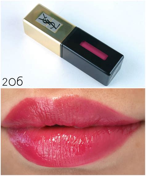 ysl pop water 203 review|Yves Saint Laurent Rouge Pur Couture Glossy Stain (All Shades .